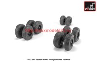 AR AW72507   1/72 C-160 Transall wheels w/weighted tires (attach1 42288)