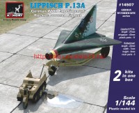 AR14507   1/144 Lippisch P.13a w/ Kettenkrad (thumb47771)