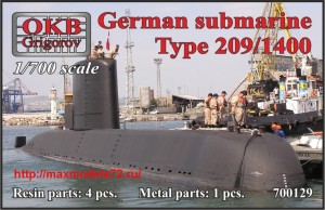 OKBN700129   German submarine Type 209/1400 (thumb42608)