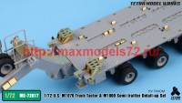 TetraME-72017   1/72 US M1070 & M1000 Trailer Detail-up Set (for Takom) (attach8 47945)