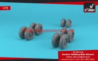 AR AW72418   1/72 BAe «Nimrod» wheels w/ weighted tires (attach4 47765)