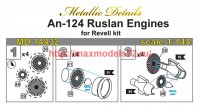 MD14432   An-124 Ruslan. Engines (Revell) (attach3 46489)