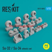 RS72-0096   Su-32 / Su-34  wheels set (thumb44129)