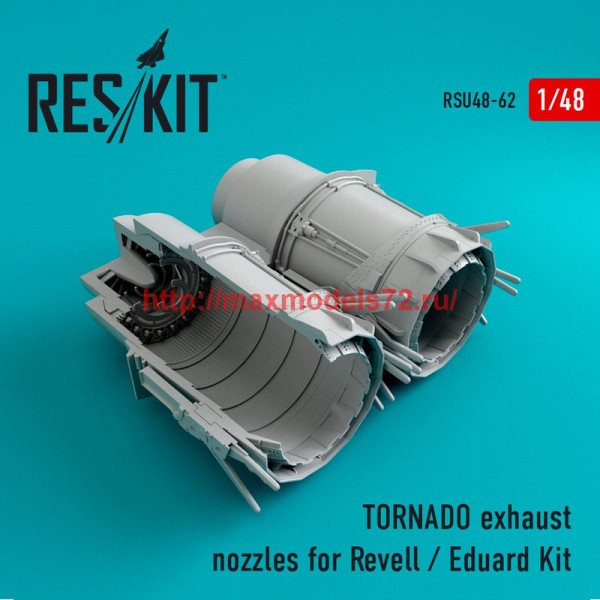 RSU48-0062   TORNADO exhaust nozzles for Revell / Eduard Kit (thumb44534)