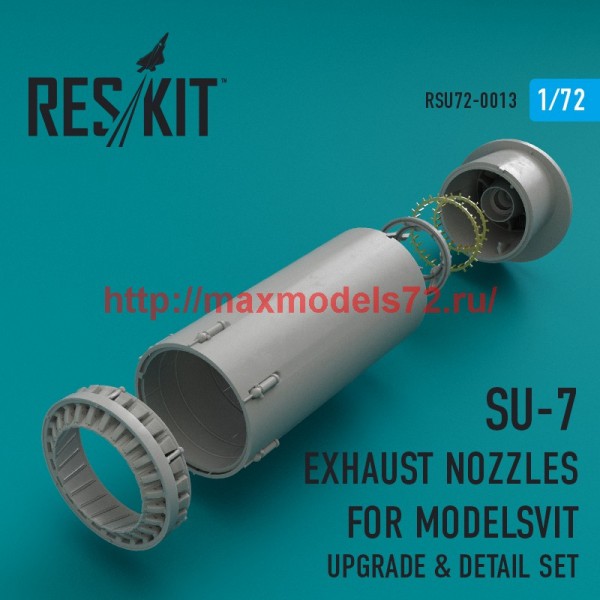 RSU72-0013   Su-7 exhaust nozzles for Modelsvit (thumb43822)