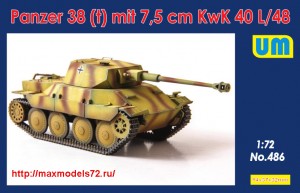 UM486   Panzer38(t) mit 7.5 cm KwK 40L/48 (thumb43340)