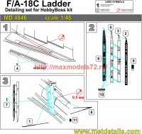 MD4846   F/A-18C. Ladder (HobbyBoss) (attach4 48030)