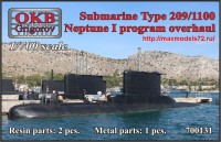 OKBN700131   Submarine Type 209/1100, Neptune I program overhaul (thumb48394)