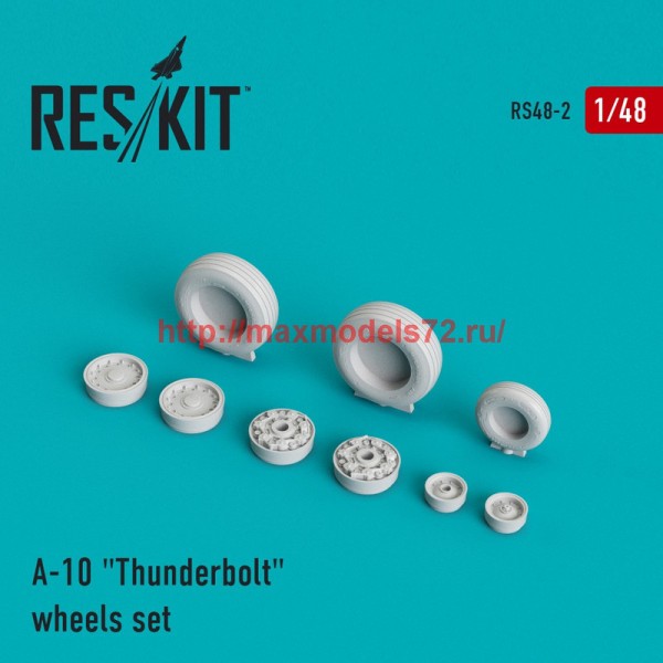 RS48-0002   A-10 "Thunderbolt" wheels set (thumb44601)