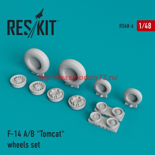 RS48-0006   F-14 A/B "Tomcat"  wheels set (thumb44608)