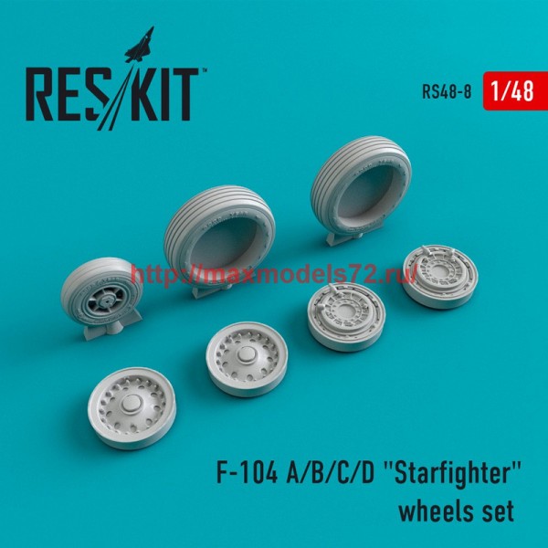 RS48-0008   F-104 A/B/C/D "Starfighter" wheels set (thumb44612)