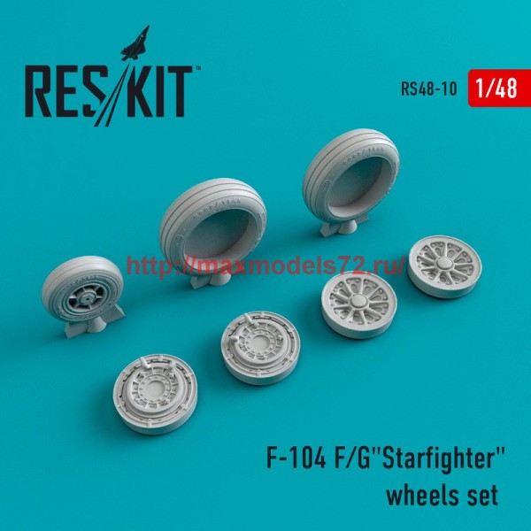 RS48-0010   F-104 F/G"Starfighter" wheels set (thumb44616)