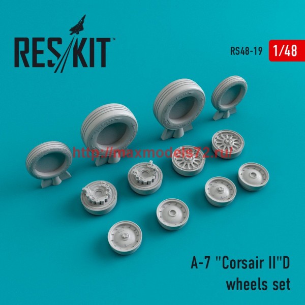 RS48-0019   A-7 "Corsair II"D wheels set (thumb44634)