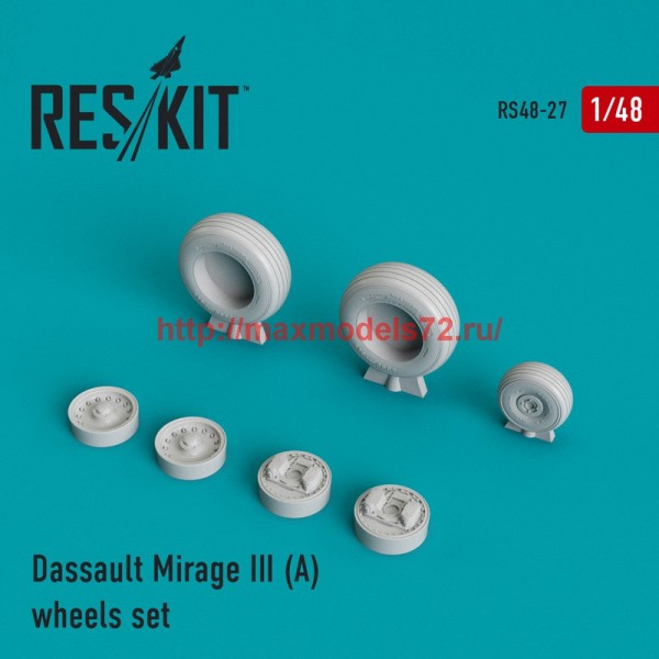 RS48-0027   Mirage III (A) wheels set (thumb44650)