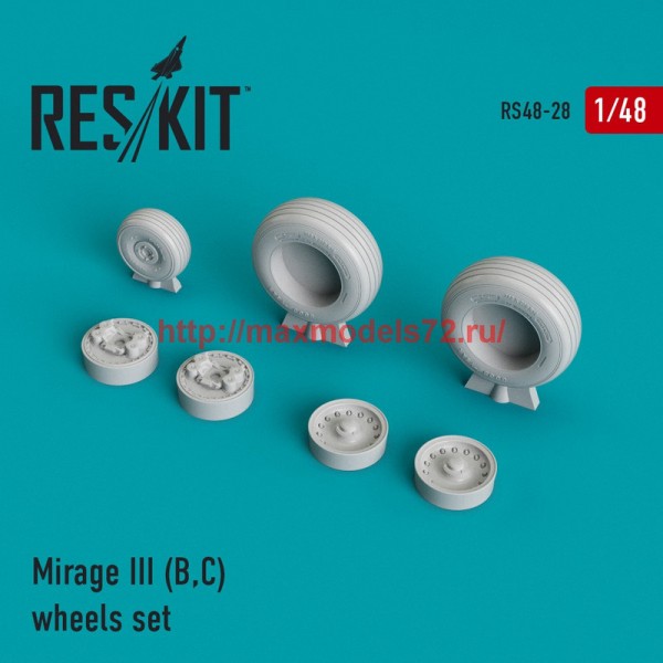 RS48-0028   Mirage III (B,C) wheels set (thumb44652)
