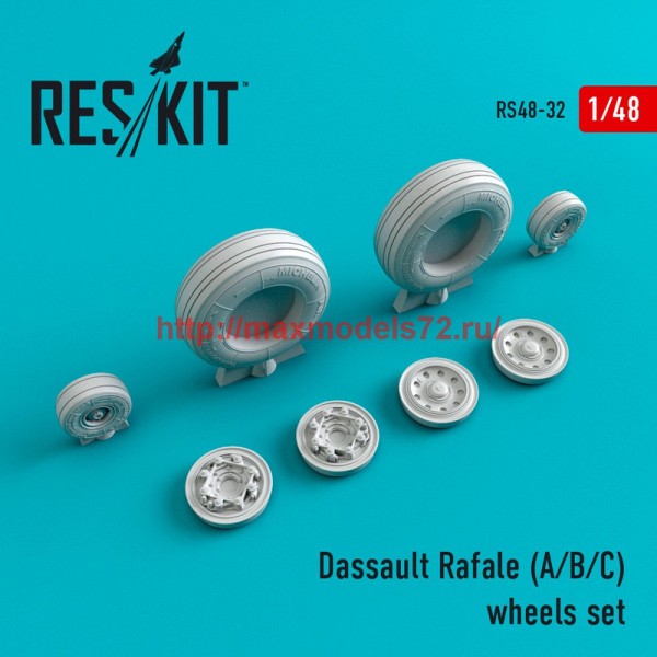 RS48-0032   Dassault Rafale (A/B/C) wheels set (thumb44660)