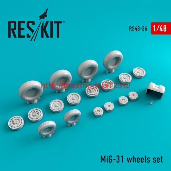 RS48-0036   MiG-31 wheels set (thumb44668)