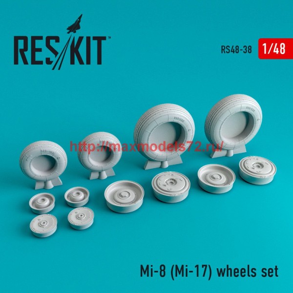 RS48-0038   Mi-8 (Mi-17) wheels set (thumb44672)