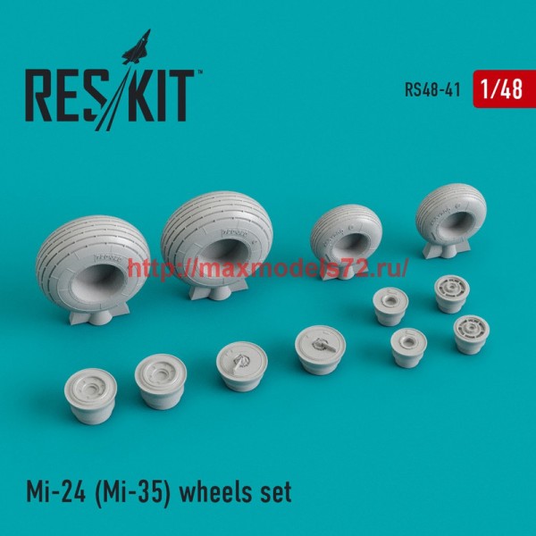 RS48-0041   Mi-24 (Mi-35) wheels set (thumb44676)