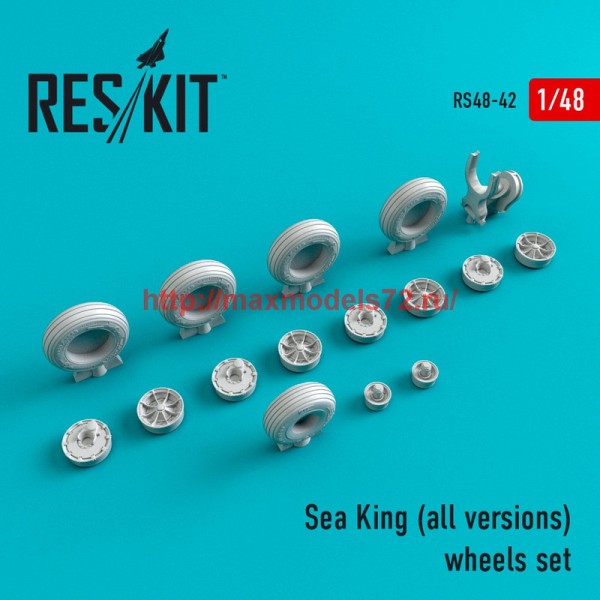 RS48-0042   Sea King (all versions) wheels set (thumb44678)