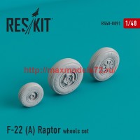 RS48-0091   F-22A Raptor wheels set (attach1 44774)