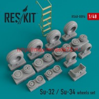 RS48-0096   Su-32 / Su-34  wheels set (thumb44786)