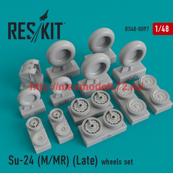 RS48-0097   Su-24 (M/MR) (Late) wheels set (thumb44788)
