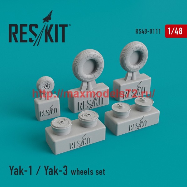 RS48-0111   Yak-1 / Yak-3 wheels set (thumb44818)
