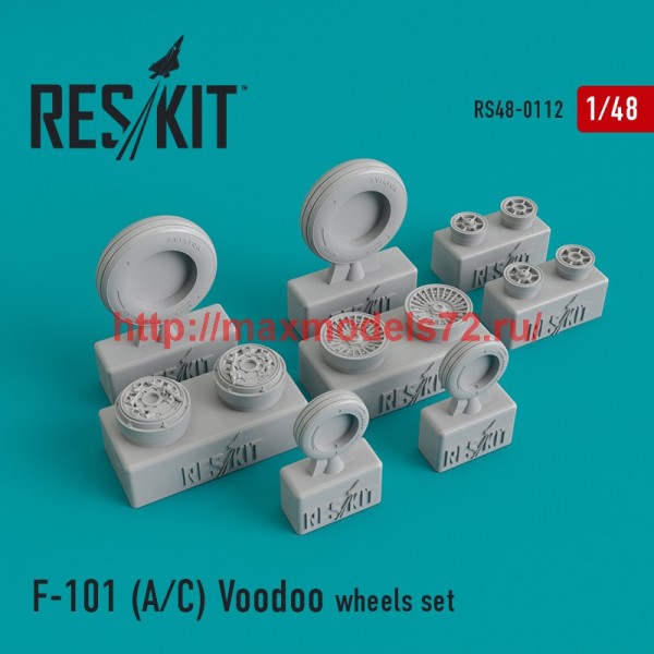 RS48-0112   McDonnell F-101 (A/C) Voodoo wheels set (thumb44820)