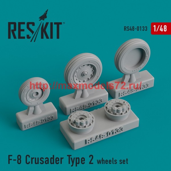 RS48-0133   F-8 Crusader Type 2 wheels set (thumb44863)