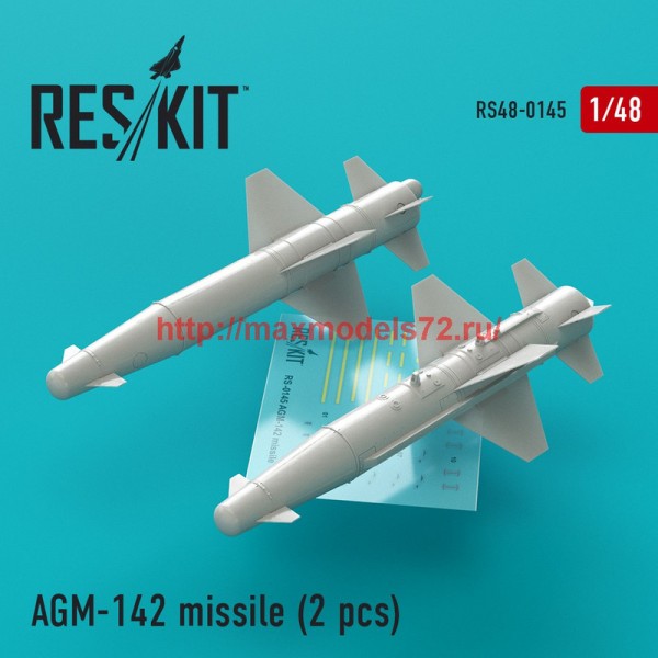 RS48-0145   AGM-142 missile (2 pcs)  (F-4, F-15, F-16, F-111) (thumb44883)