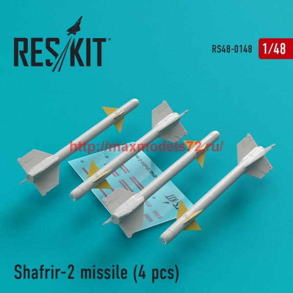 RS48-0148   Shafrir-2 missile (4 pcs) (Mirage 3C, Mirage 3CJ, Super Myst?re) (thumb44889)