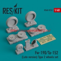 RS48-0152   Fw-190/Ta-152 (Late version) Type 2 wheels set (thumb44895)