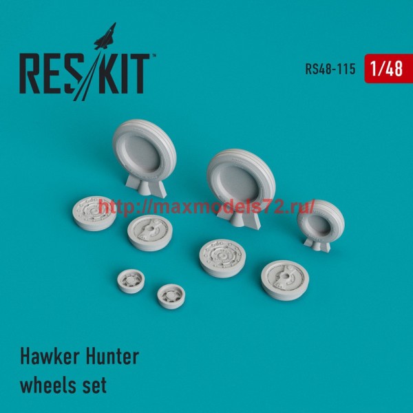 RS48-0115   Hawker Hunter wheels set (thumb44827)