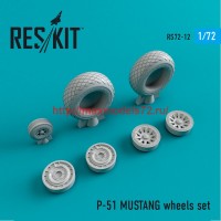 RS72-0012   P-51 MUSTANG wheels set (thumb43961)