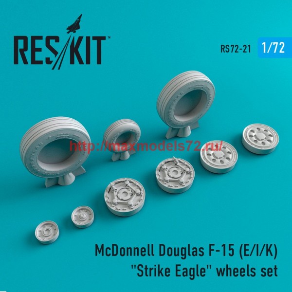 RS72-0021   McDonnell Douglas F-15 (E/I/K) "Strike Eagle" wheels set (thumb43979)