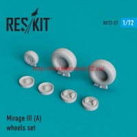 RS72-0027   Dassault Mirage III (A) wheels set (thumb43991)