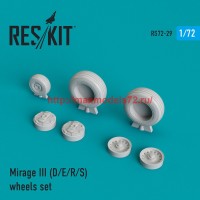 RS72-0029   Dassault Mirage III (D/E/R/S) wheels set (thumb43995)