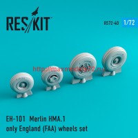 RS72-0040   EH-101  Merlin HMA.1 only England (FAA) wheels set (thumb44017)