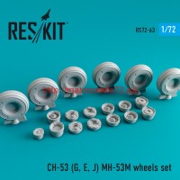 RS72-0063   CH-53 (G, E, J) MH-53M wheels set (thumb44063)