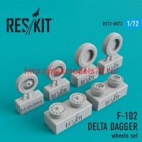 RS72-0073   Convair F-102 Delta Dagger wheels set (thumb44082)