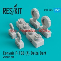 RS72-0074   Convair F-106 (А) Delta Dart wheels set (thumb44084)