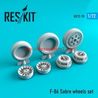 RS72-0078   North American F-86 Sabre wheels set (thumb44092)