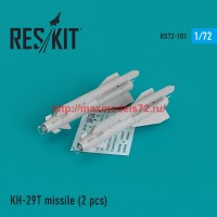 RS72-0101   Kh-29T (AS-14B "Kedge) missile (2 pcs)  Su-17, Su-25,Su-24, Su-34, Su-30, Su-39, Mig-27, Yak-130, Mirage F.1 (thumb44140)