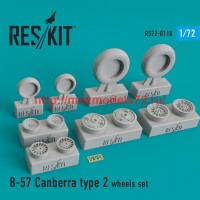 RS72-0118   B-57 Canberra type 2 wheels set (thumb44176)