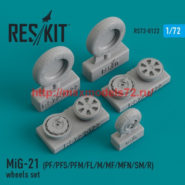 RS72-0122   MiG-21 (PF/PFS/PFM/FL/M/MF/MFN/SM/R) wheels set (thumb44184)
