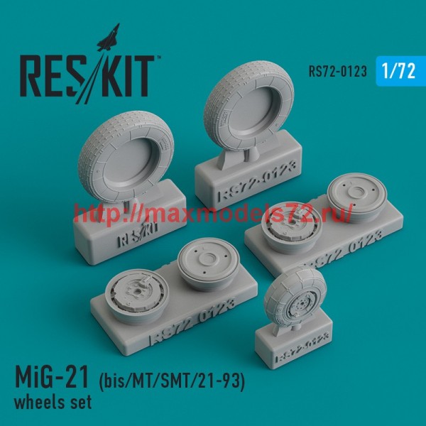 RS72-0123   MiG-21 (bis/MT/SMT/21-93) wheels set (thumb44186)