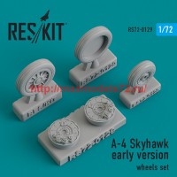 RS72-0129   A-4 Skyhawk early version wheels set (thumb44198)