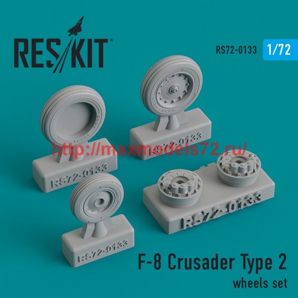 RS72-0133   F-8 Crusader Type 2 wheels set (thumb44206)