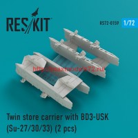 RS72-0159   Twin store carrier with BD3-USK (Su-27/30/33) (2 pcs) (thumb44254)